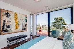 Modern House in Noe Valley District Master Bed