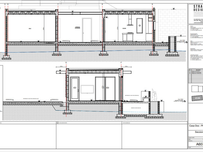 An Example of a Construction Drawing
